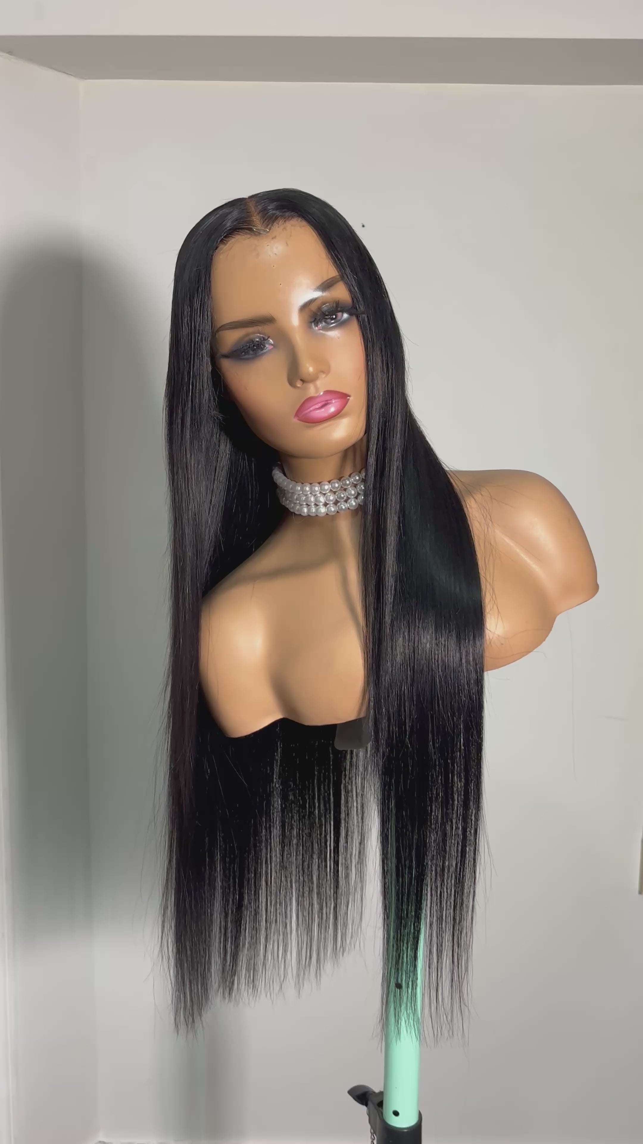 #6 Straight frontal wig